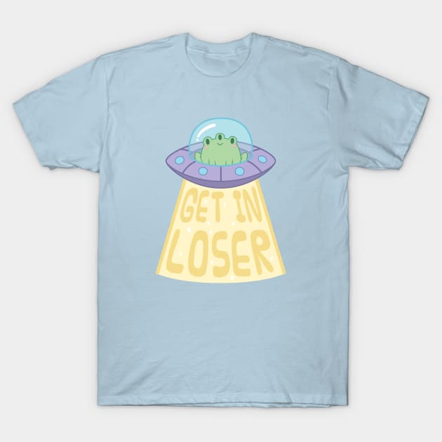 Cute Frog UFO T-Shirt by ElectricFangs